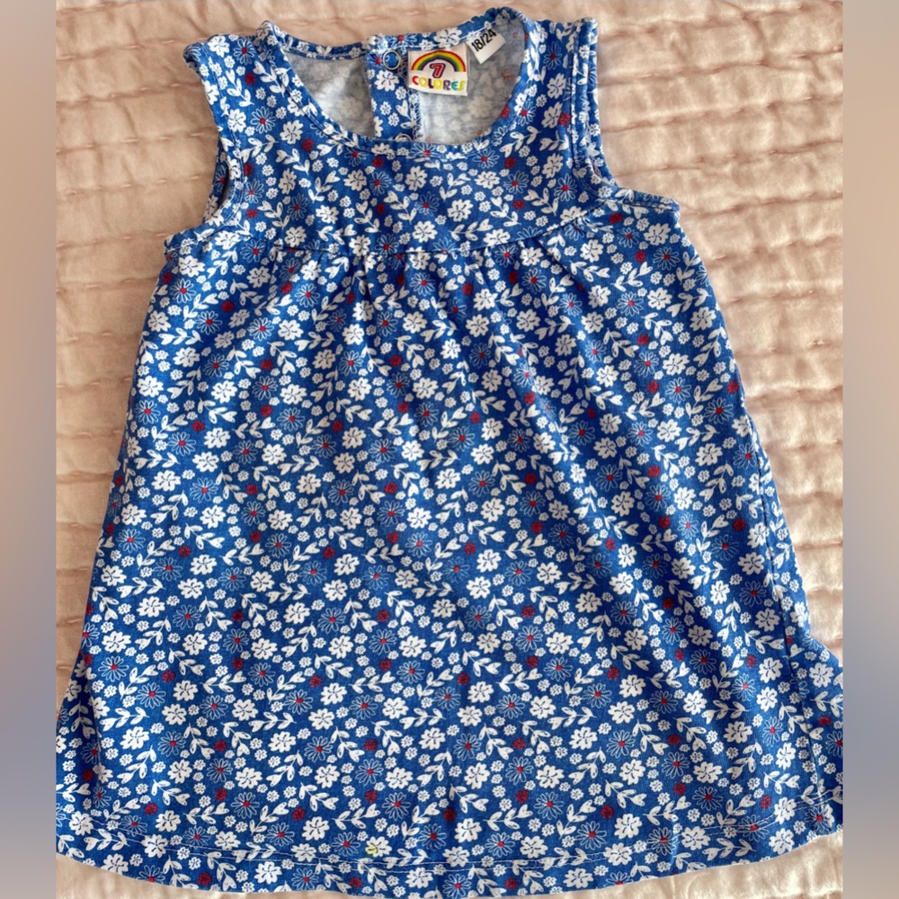 Cotton summer dress 18/24M